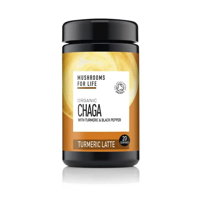Chaga Curcuma Latte Bio (Mushrooms4Life) 120 grammes