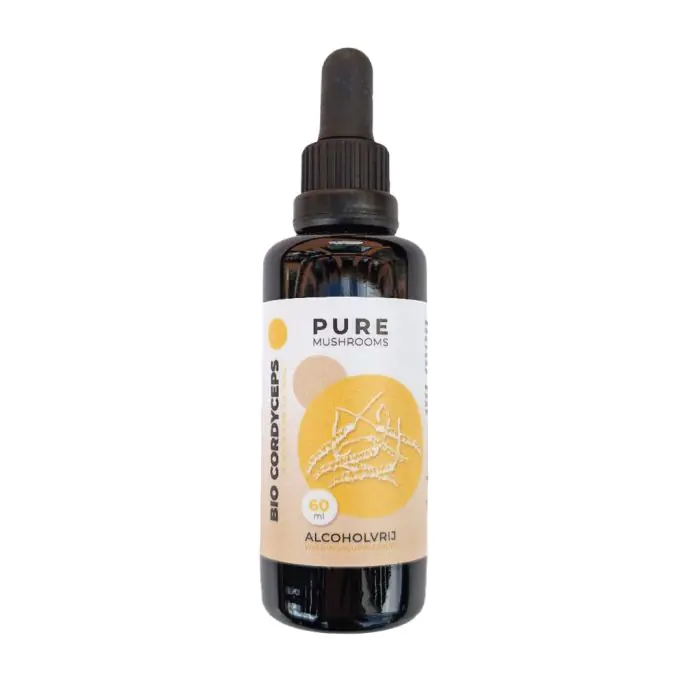 Extrait de Champignon Cordyceps Bio Sans Alcool (Pure Mushrooms) 60ml
