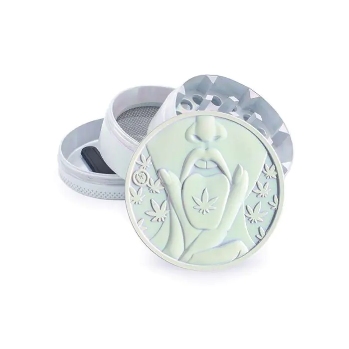Grinder en Aluminium 4 parties | Fille 420 (Fire-Flow) 50 mm