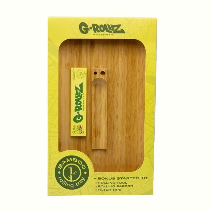 Rolling Tray Bamboo Classic (G-Rollz) 28 x 17 cm