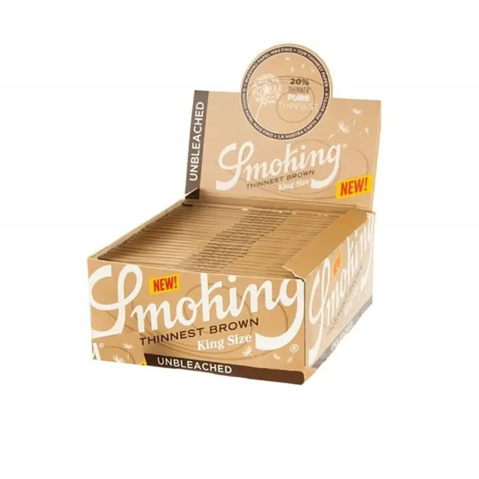 Smoking Brown Thinnest Feuille á Rouler | King-Size Slim