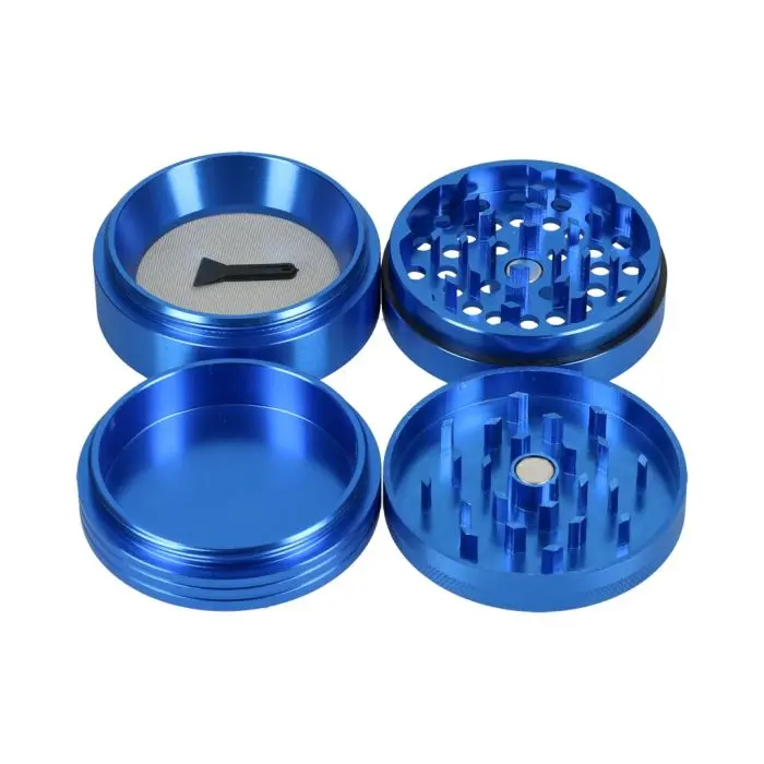 Grinder en Aluminium 4 parties (Dutch-Headshop) 76 mm