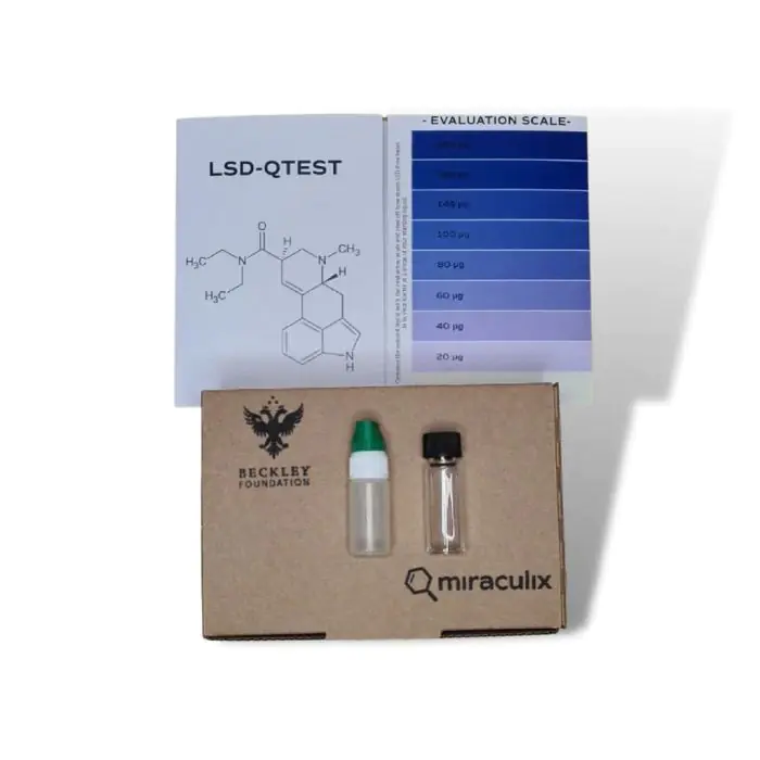 LSD-QTest | Test de Dépistage de Drogue (Miraculix)
