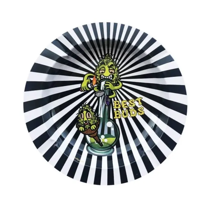 Cendrier Cannabis Métallique (Best Buds) 140 mm