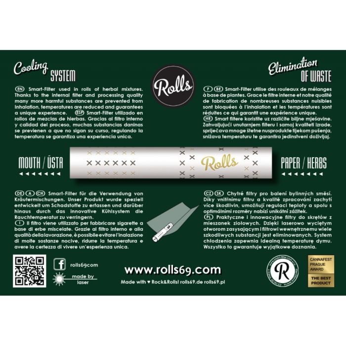 Rolls Feuille a Rouler et Smart Filtres Combo Pack