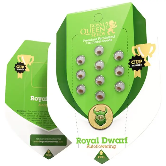Royal Dwarf Autofloraison (Royal Queen Seeds) 5 graines