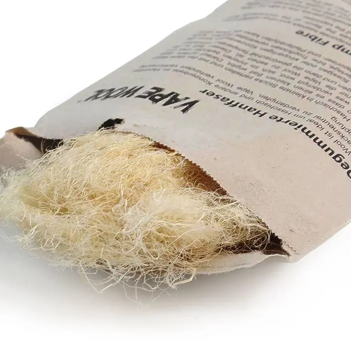 Fibre de Chanvre Dégommée / Vape Wool (Black Leaf)