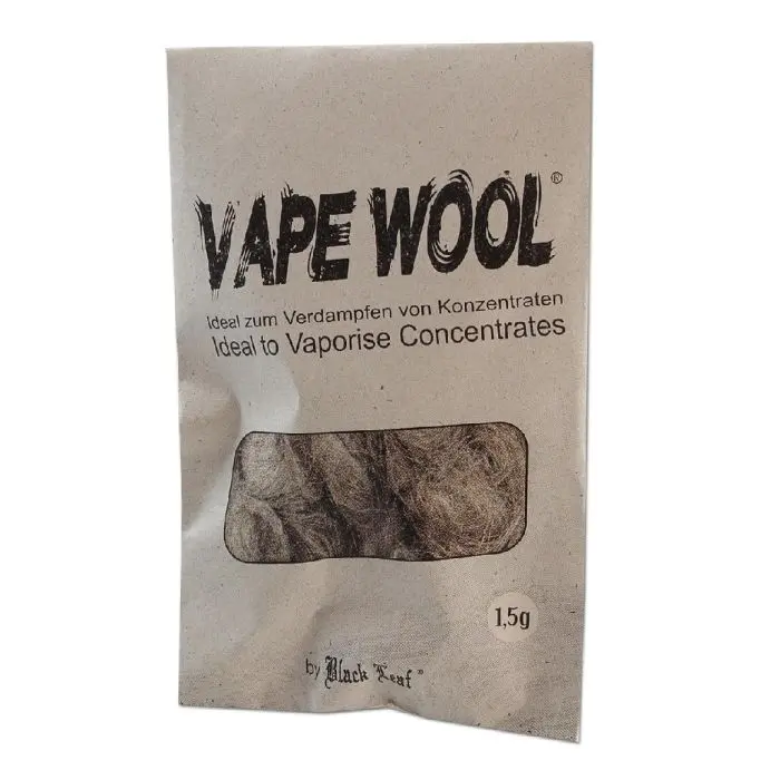 Fibre de Chanvre Dégommée / Vape Wool (Black Leaf)