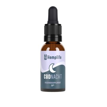 CBD Nuit | CBD + Melatonine (Hemplife) 20 ml