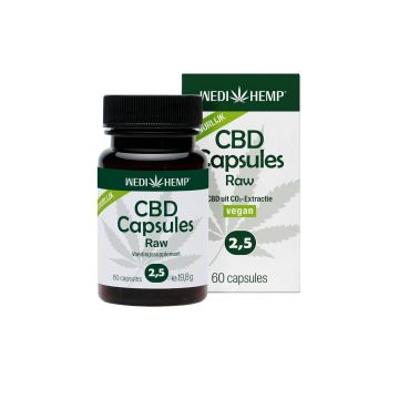 Capsules CBD Raw (Wedihemp) 2,5% 13,5 mg 60 caps