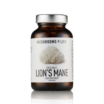 Hydne Hérisson | Lion’s Mane Bio (Mushrooms4Life) 60 capsules