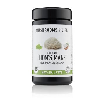 Hydne Hérisson Matcha Latte Bio (Mushrooms4Life) 110 grammes