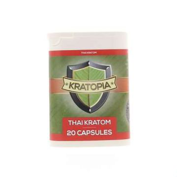 Kratom Capsules Thai (Kratopia) 20 stuks