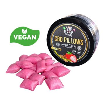 CBD Bonbons Végétalien Coussins (Dr. Candy) 6 mg