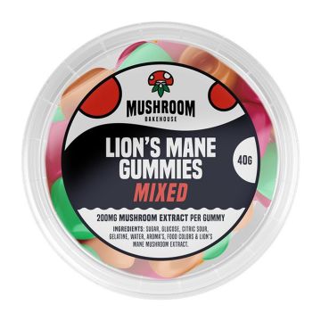 Lion's Mane Gummies (Mushroom Bakehouse) 200 mg