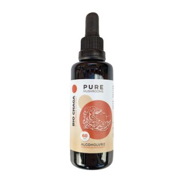 Extrait de Champignon Chaga Bio Sans Alcool (Pure Mushrooms) 60ml