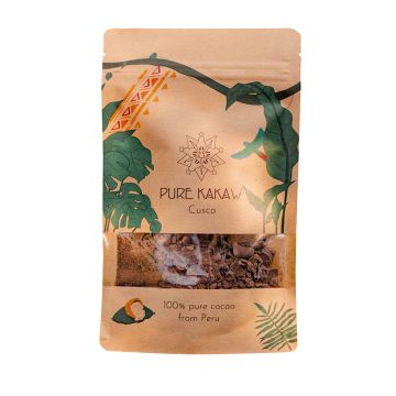 Cusco Flocons de Cacao Raw Pérou Grade Cérémonial (Pure Kakaw) 125 grammes 