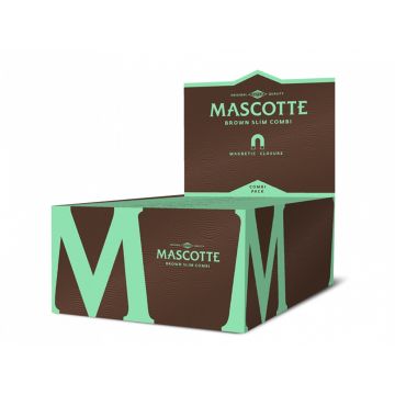 Mascotte Brown Feuille & Filtres | King-Size Slim Magnet