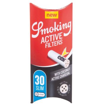 Filtre à charbon actif (Smoking) 30 pièces