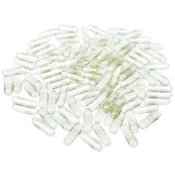 Capsules vide végétarien 100 caps (taille 0: ~500 mg)