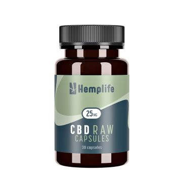 Capsules CBD Raw (Hemplife) 5% 25 mg 30 caps