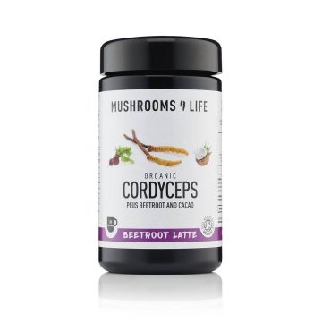 Cordyceps Betterave Latte Bio (Mushrooms4Life) 130 grammes