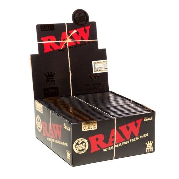 RAW Black Feuille a Rouler | King-Size Slim