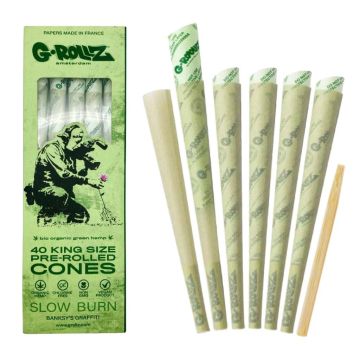 Cônes King-Size | Organic Green Hemp (G-Rollz)