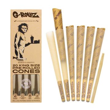 Cônes King-Size | Unbleached Extra Thin (G-Rollz)