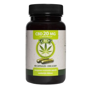 Capsules CBD (Jacob Hooy) 4% 20 mg 60 capsules