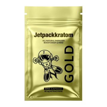 Capsules de Kratom Gold (Jetpackkratom) 80 mg