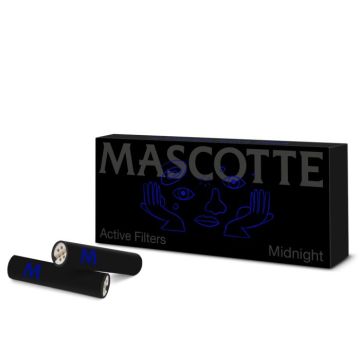 Active Filtres Slim Noir 6 mm (Mascotte) 10 pièces