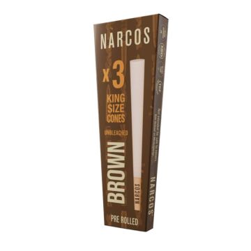 King Size Cones Brun (Narcos) 3 pìeces