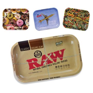 Rolling Trays Métal (RAW) 17,5 x 27,5 cm