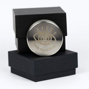 Grinder en Acier Inoxydable 2 pièces (Dutch-Headshop) 62 mm