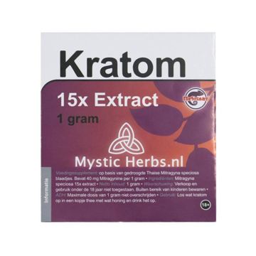 Kratom Extrait Thai 15X (Mystic Herbs) 1 grammes