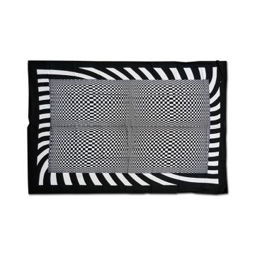 Tenture Vision5 (Black Leaf) 140x220 cm