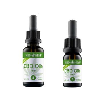 Huile de CBD Pure (WediHemp) 5% 