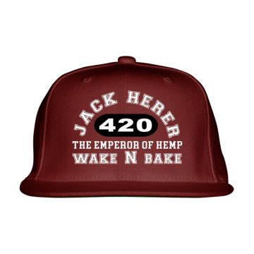 Casquette Cannabis | Jack Herer Wake N Bake 420 Snapback (Lauren Rose)