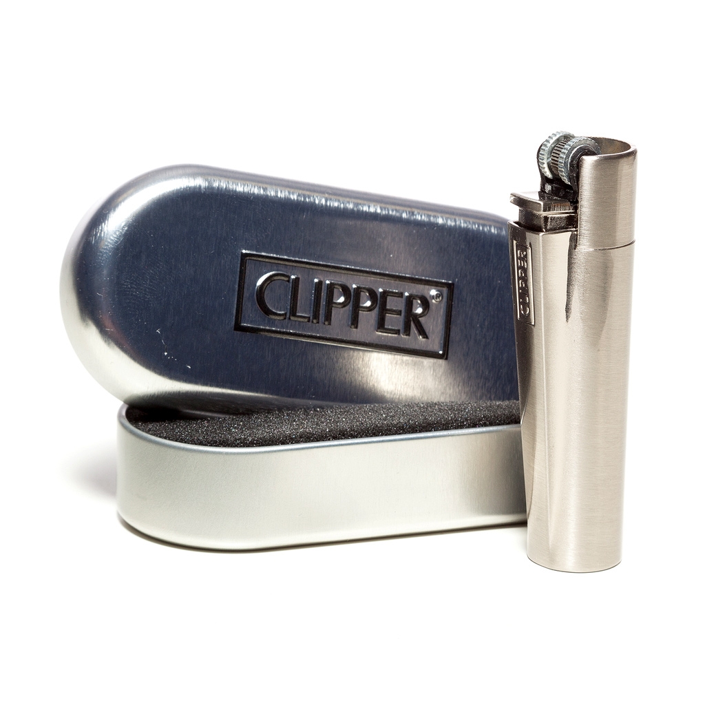 Briquet en Métal de Luxe une Boîte Cadeau (Clipper)